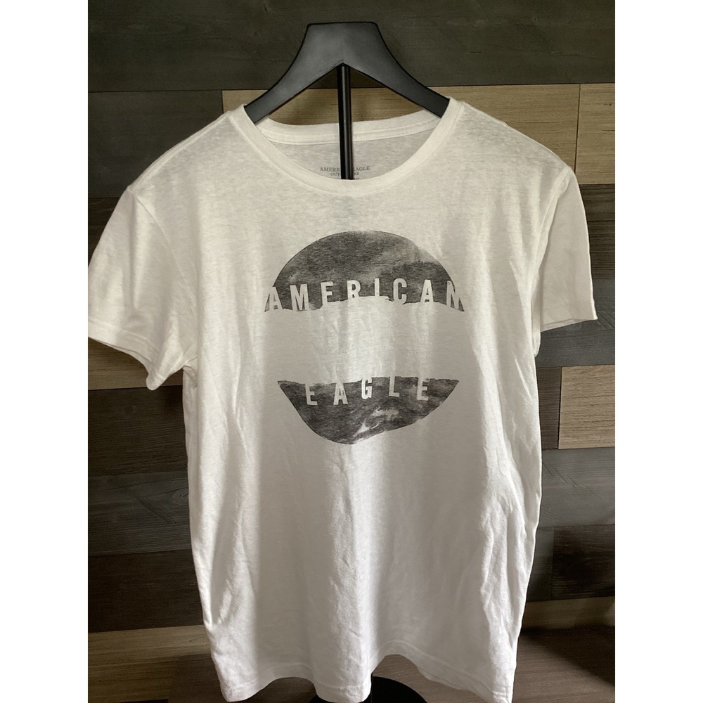American Eagle MENS T-shirt Seriously Soft White Size Small